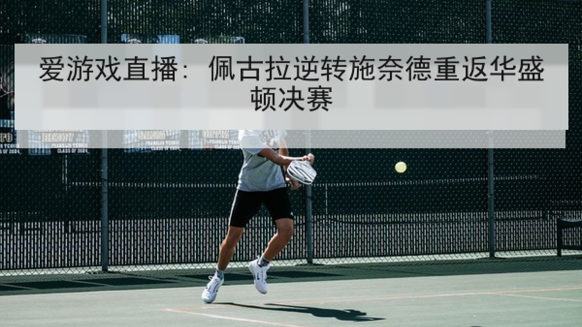 爱游戏直播: 佩古拉逆转施奈德重返华盛顿决赛