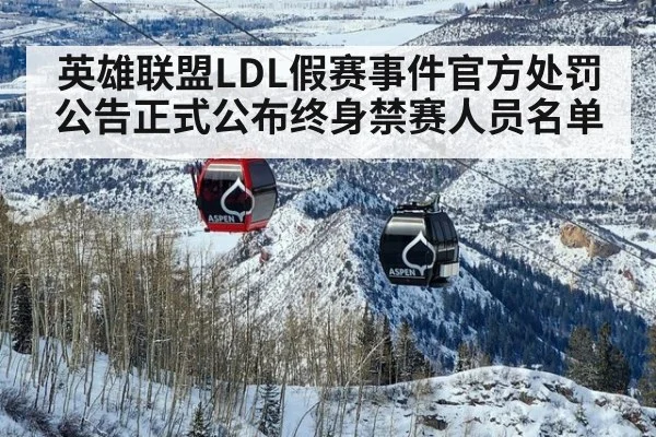 英雄联盟LDL假赛事件官方处罚公告正式公布终身禁赛人员名单